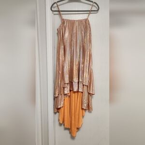 Anthropologie Hutch Layered Pleats Dress Sz S